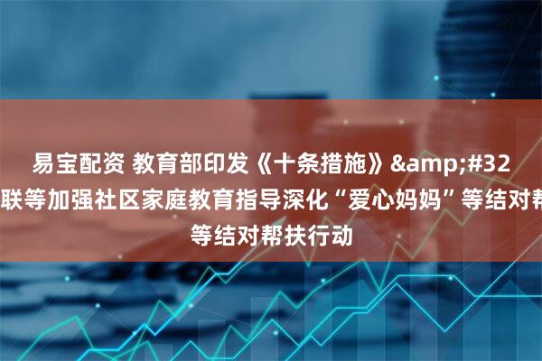 易宝配资 教育部印发《十条措施》 联动妇联等加强社区家庭教育指导深化“爱心妈妈”等结对帮扶行动
