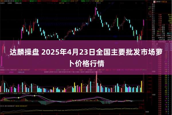 达麟操盘 2025年4月23日全国主要批发市场萝卜价格行情